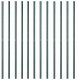 Słupki ogrodzeniowe 12 pcs Zielony 200 cm Lumarko! 4