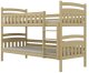 Łóżko piętrowe JULITA 200x90 sosna lakierowana drewniane trzyosobowe KOCOT KIDS 5