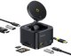Hub USB-C 7w1 Baseus MagPro Series II z ładowarką kompatybilną z MagSafe 15W + HDMI + USB-A + USB-C + SD/TF - czarny 1