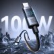 Kabel USB Joyroom USB-C - USB-C 1.2 m Czarny (6956116701437) 2