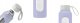 Wessper Szklana butelka Wessper B1 Borosilicate 500ml Lavender (WES260-500-VI-NEW) 2