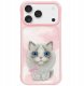 Etui Nimmy Big Eyed Pet 2.0 Cat do iPhone 17 Pro Max różowy 1