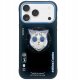 Etui Nimmy Glasses Cool Cat MagSafe do iPhone 17 Pro czarno niebieski 1