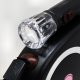 Smycz automatyczna zwijana dla psa kota z blokadą latarką LED do 15 kg 5 m - czarna RETOO 4