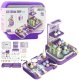 Zestaw Walizka Z Lodami Mobilny Sklepik Lodziarnia Kuchnia 3w1 62 el. LEAN Toys 1