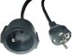 MicroConnect Power Extension Cord EU to 1