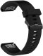 Fixed | Silicone Strap for Garmin QuickFit 20mm | Black 3