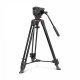 Manfrotto tripod set MVK500XAM 500X & Twin Leg Video Alu Kit 1