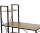 C5A BIURKO Z PÓŁKAMI MODERN LOFT SZKOLNE DWUSTRONNE 2