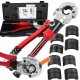 PRASKA ZACISKARKA HYDRAULICZNA RĘCZNA DO RUR PEX 12T MATRYCE PERT U 16 - 32 1