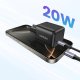 Ładowarka sieciowa UGREEN X512 20W GaN USB-C czarna 2