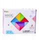 Klocki Magnetyczne Tangram Kolorowa Układanka Naklejki 9 el. 4