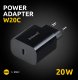 Intenso 7802010 adapter zasilający/ inwentor Wewnętrzna 20 W Czarny 2