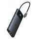 Hub USB-C Baseus Metal Gleam II 10w1 HDMI USB-A USB-C RJ45 SD/TF - szary 6