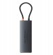 Hub USB-C Baseus Metal Gleam II 10w1 HDMI USB-A USB-C RJ45 SD/TF - szary 9