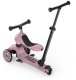 Zestaw: Scoot and Ride HK1 Push and Go 2w1 jeździk i hulajnoga dla dzieci 1-5 lat, kolor: Wildberry + kask rozm. XXS-S + ochraniacze ROSE XXS 9