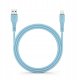 Kabel USB A do Lightning Forcell F-Energy 2,4A 12W Silicone 1 m C343 niebieski 2