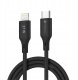 Kabel USB C do Lightning Forcell F-Energy PD 3A 27W Silicone 1 m C346 czarny 1
