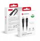 Kabel USB C do Lightning Forcell F-Energy PD 3A 27W Silicone 1 m C346 czarny 4