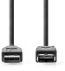 Nedis Nedis CCGL61010BK10 kabel USB USB 3.2 Gen 1 (3.1 Gen 1) 1 m USB A Czarny 2