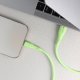 Kabel USB A do Lightning Forcell F-Energy 2,4A 12W Silicone 1 m C343 zielony 1
