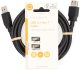 Kabel USB Nedis USB-A - USB-A 2 m Czarny (CCGL61010BK20) 3