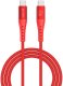 Kabel USB 4smarts USB-C - USB-C 1.5 m Czerwony (541453) 1