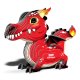 EUGY 3D Cardboard Model Kit - Red Dragon 2