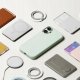 Etui Ringke Silicone Magnetic MagSafe do Apple iPhone 17 Soft Mint 9