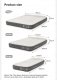 Materac dmuchany chenjing with pillow double cnk2450ws040-grey NATUREHIKE 1