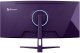 Arozzi Nova 34 Curved monitor komputerowy 86,4 cm (34") 3440 x 1440 px Quad HD LED Fioletowy 4