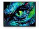 DIAMOND DOTZ DIAMOND DOTZ ADULTS FLOCKED NEON DRAGON EYE. 2
