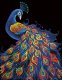 DIAMOND DOTZ DIAMOND DOTZ ADULTS FLOCKED NEON PEACOCK 4