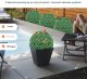 Sztuczna roślina sztuczny bukszpan topiary 2 szt 40 cm 11