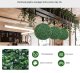 Sztuczna roślina sztuczny bukszpan topiary 2 szt 40 cm 8