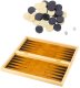 Klasyczna Gra Logiczna 3w1 Szachy Warcaby Backgammon Drewniane LEAN Toys 3