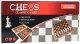 Klasyczna Gra Logiczna 3w1 Szachy Warcaby Backgammon Drewniane LEAN Toys 5