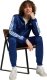 Dres męski adidas Sportswear Basic 3-Stripes French Terry niebieski JI8873 M 8