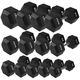 HMS hantel Hex Pro gumowany 1 x 16 kg 4