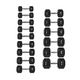 HMS hantel Hex Pro gumowany 1 x 16 kg 5