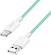 Kabel USB LogiLink USB-A - USB-C 1.5 m Zielony (CU0328) 1