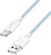 Kabel USB LogiLink USB-A - USB-C 1.5 m Niebieski (CU0331) 1