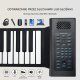 Pianino zwijane 88 klawiszy przenośne 128 rytmów ładowane USB do nauki 11