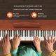 Pianino cyfrowe keyboard 88 klawiszy klawiatura ważona z podstawą + pedały 10