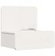 Stolik nocny 2 pcs Biały 44 x 32,5 x 40 cm Lite drewno sosnowe Lumarko! 3
