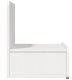 Stolik nocny 2 pcs Biały 44 x 32,5 x 40 cm Lite drewno sosnowe Lumarko! 8