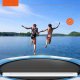Dmuchana trampolina wodna + pompka elektryczna 415 cm niebieska 10