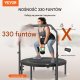 Trampolina mocna fitness z regulowanym uchwytem 104,5 cm 5