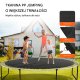 Mata do trampoliny skakania batut 426 cm 72 sprężyn mocna wytrzymała 4