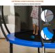 Trampolina ogrodowa z siatką wewnętrzną dla dzieci 442 cm 12